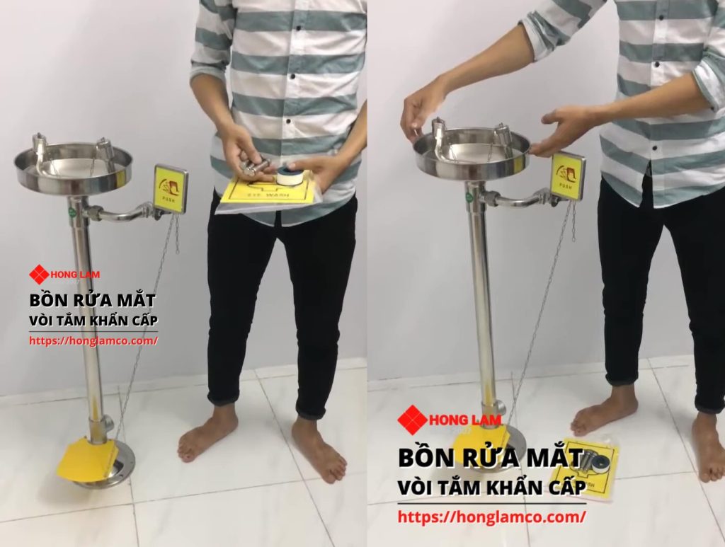 Bồn rửa mắt khẩn cấp UK304B