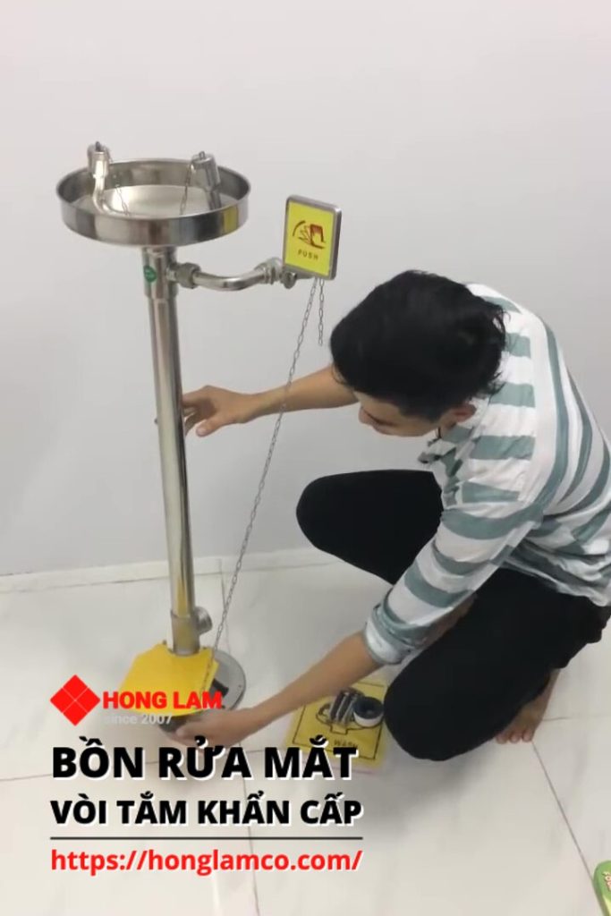 Tư vấn Bồn rửa mắt khẩn cấp UK304B chính hãng giá tốt tại Hồng Lam