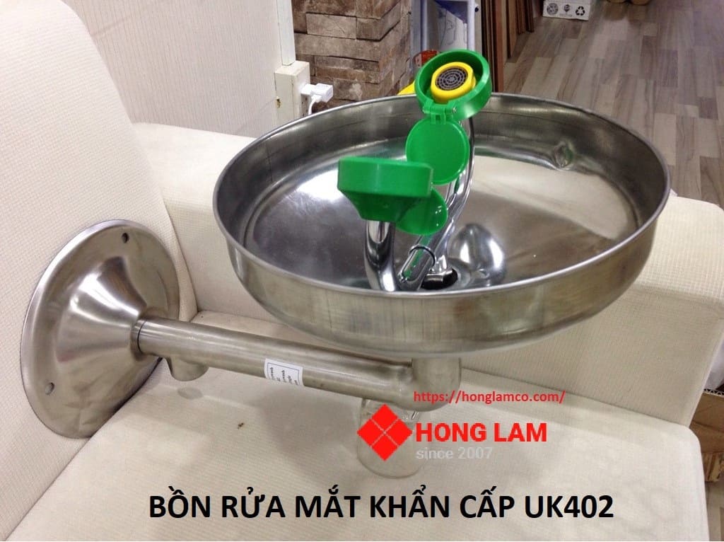Bồn rửa mắt khẩn cấp UK402Giải pháp an toàn tối ưu cho môi trường lao động