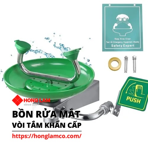 Vòi Nước Rửa Mắt Khẩn Cấp Hồng Lam: Chất Lượng và Giá Tốt