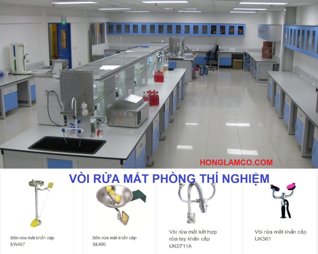 Phòng thí nghiệm nên lắp máy rửa mắt khẩn cấp nào?