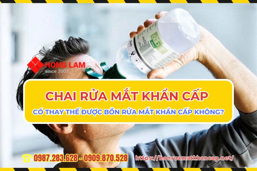 Có nên chỉ trang bị Chai Rửa Mắt Khẩn Cấp mà bỏ qua Bồn Rửa Mắt Khẩn Cấp?